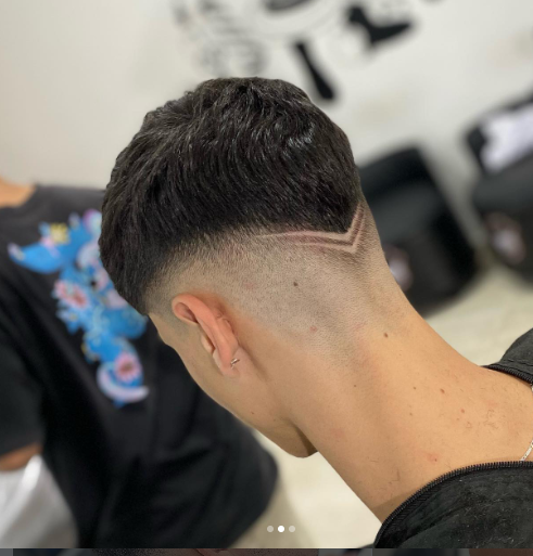 Corte visto pela parte traseira